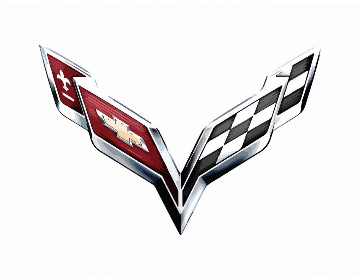 1383x1064 Corvette Chevrolet Gm C C Logo Vector Handandbeak