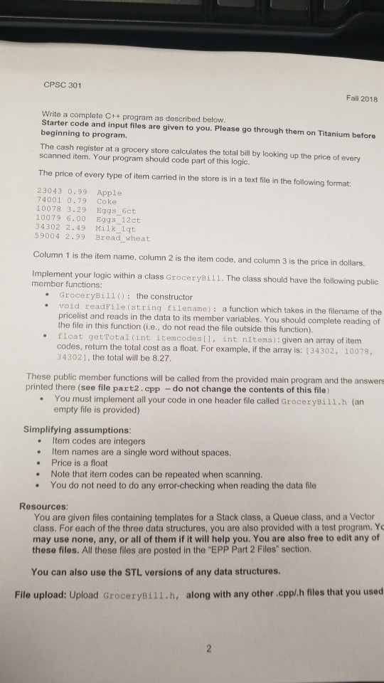 540x960 Solved Cpsc Fall Write A Complete C Program As