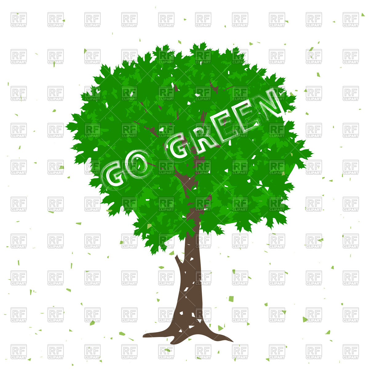 1200x1200 Green Tree