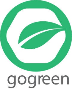 242x300 Go Green Leaf Logo Vector