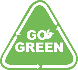 300x268 Go Green Logo Vector
