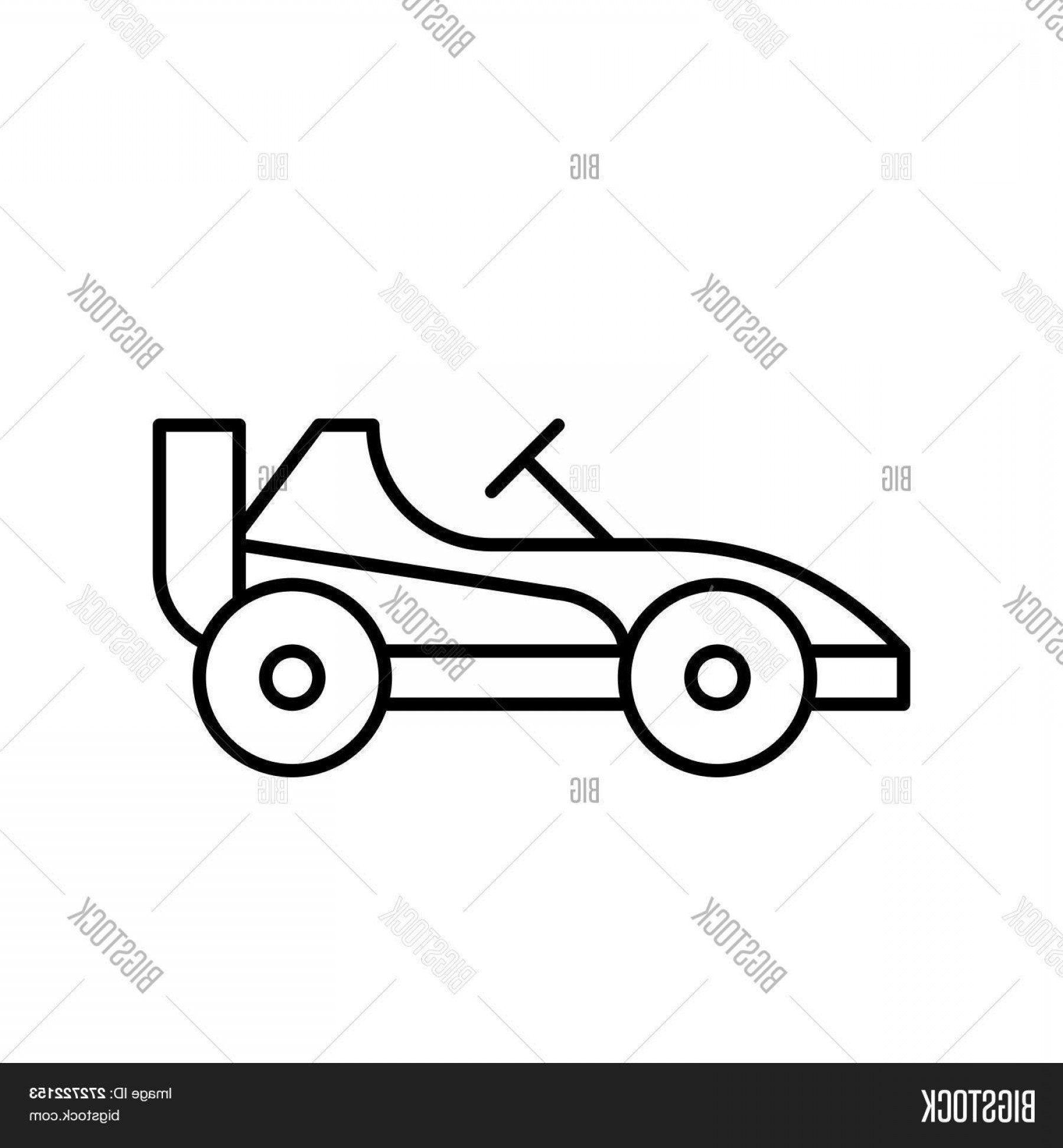 1800x1944 Stock Vector Go Kart Or Racing Car Vector Iconc Amusement Park