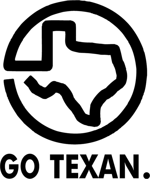 503x600 Go Texan Free Vector In Encapsulated Postscript