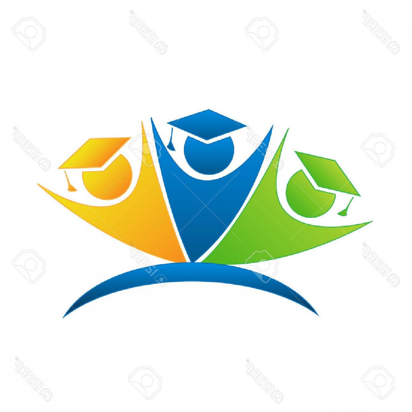 1560x1560 Photostock Vector Graduates Successful Goals Icon Vector Soidergi