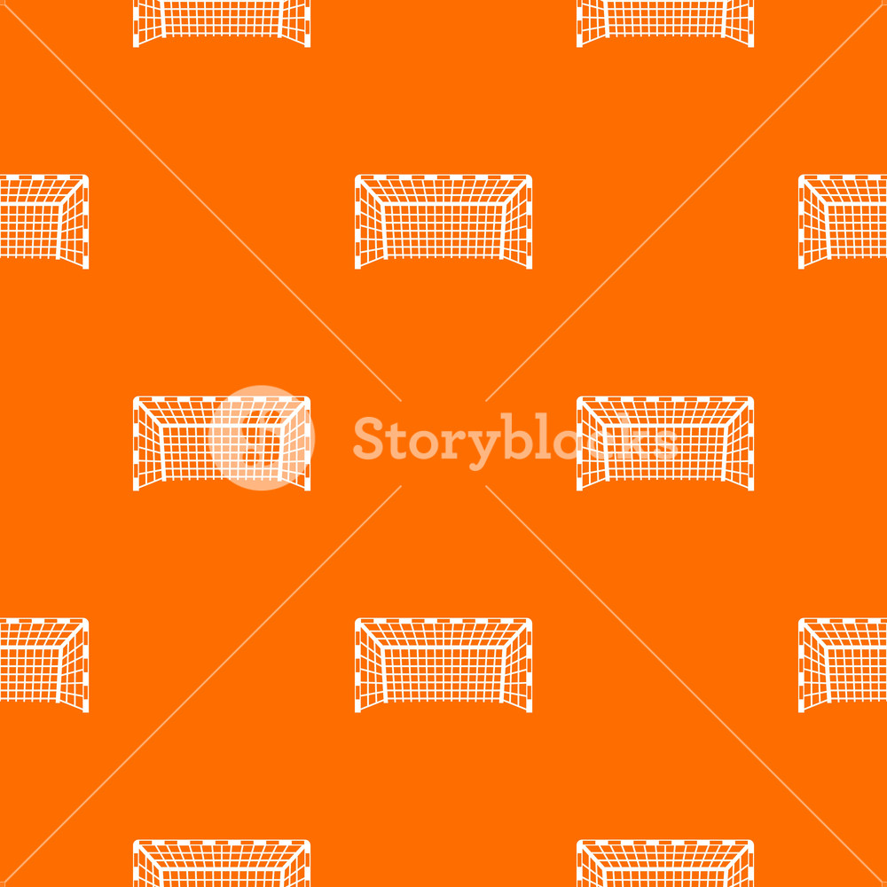 Goal Post Pattern Repeat Seamless In Orange Color For Any Design 1000x1000 Goal Post Pattern Repeat Seamless In Orange Color For Any Design