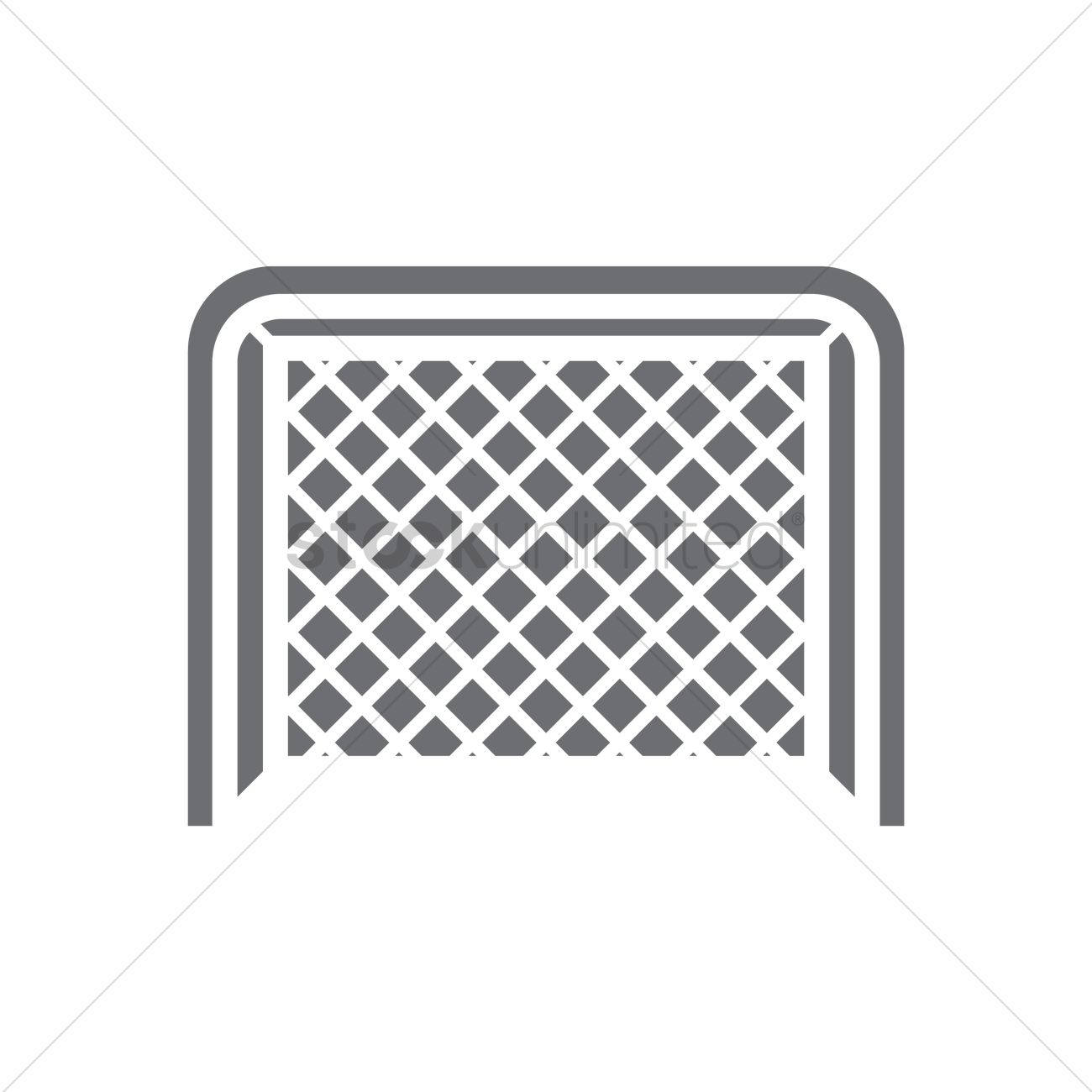 Ice Hockey Goal Post Vector Image 1300x1300 Ice Hockey Goal Post Vector Image