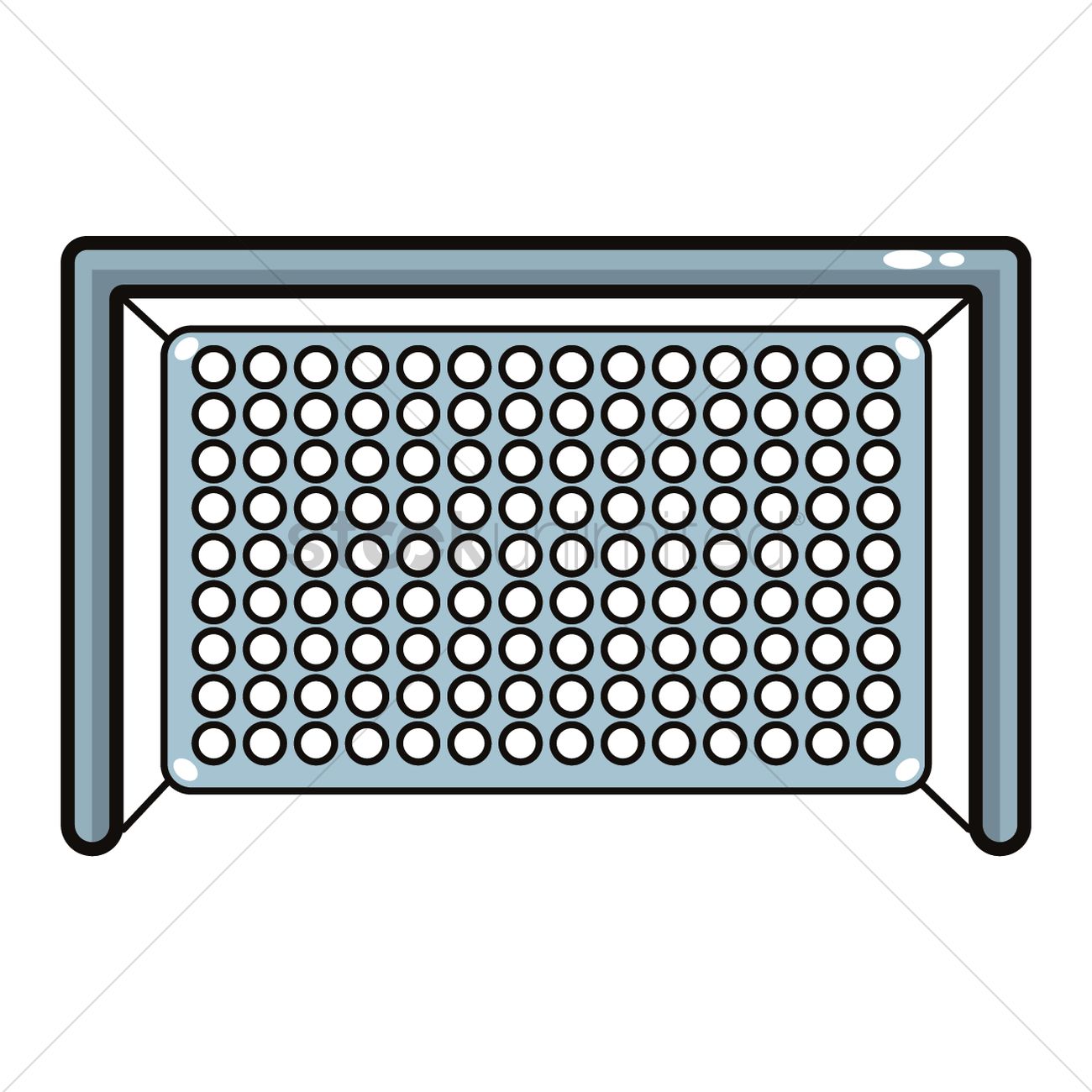 Ice Hockey Goal Post Vector Image 1300x1300 Ice Hockey Goal Post Vector Image