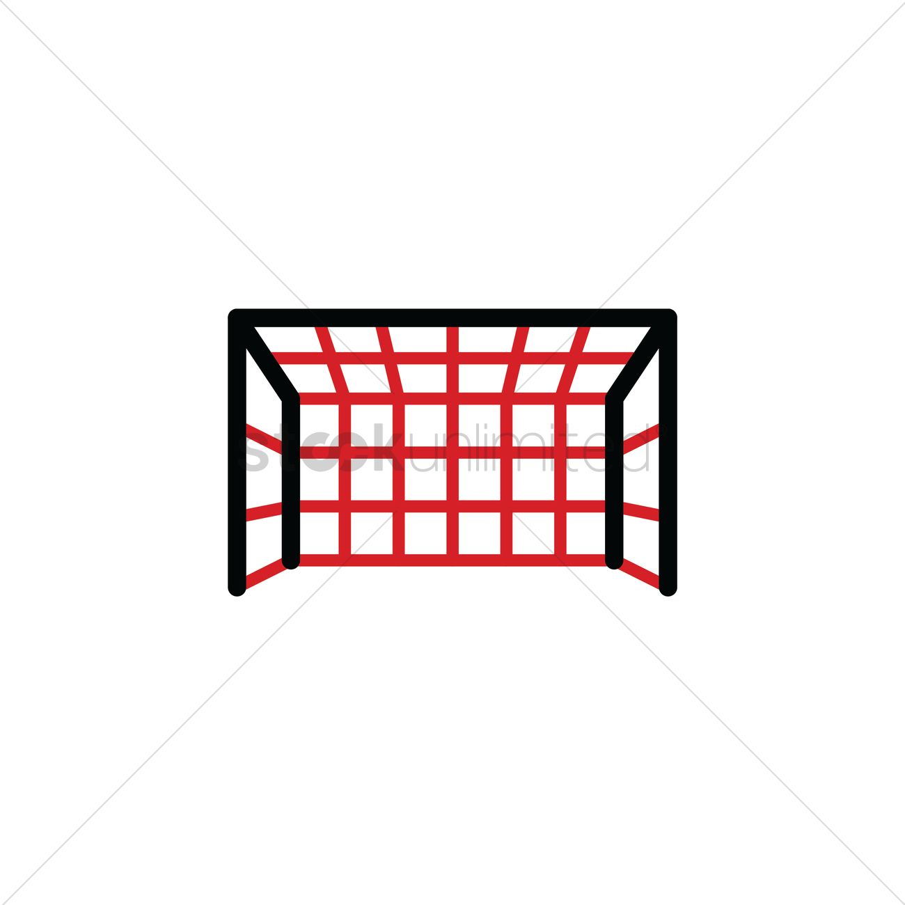 Soccer Goal Post Vector Image 1300x1300 Soccer Goal Post Vector Image