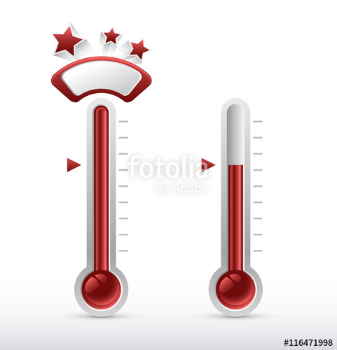 481x500 Goal Thermometer Stock Image And Royalty Free Vector