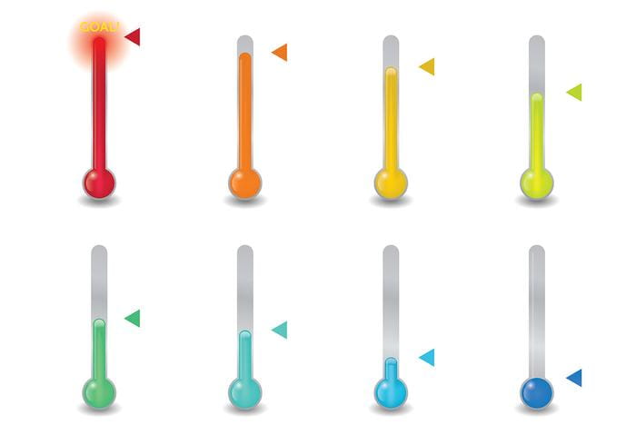 700x490 Free Goal Thermometer Icons Vector Free Graphics