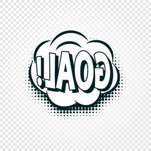 300x300 Goal Icon Comics Cloud With Halftone Shadow Goal Vector Catchsplace