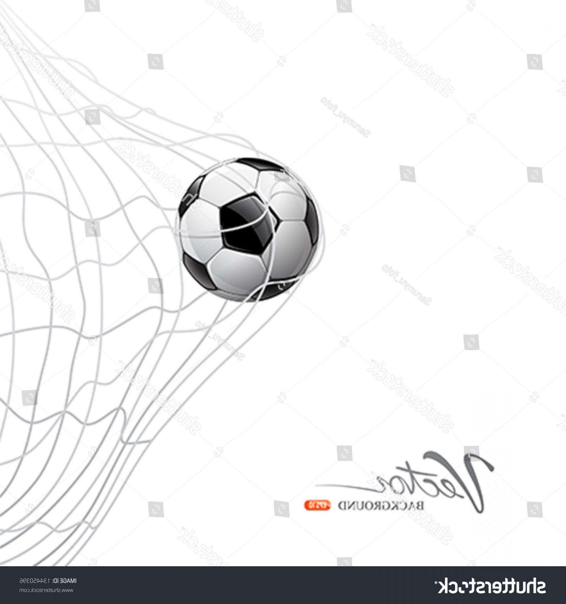 1800x1920 Soccer Ball Net On Goal Vector Soidergi