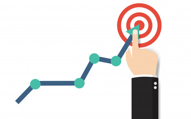 626x391 Successful Way Up To Goal Vector Premium Download