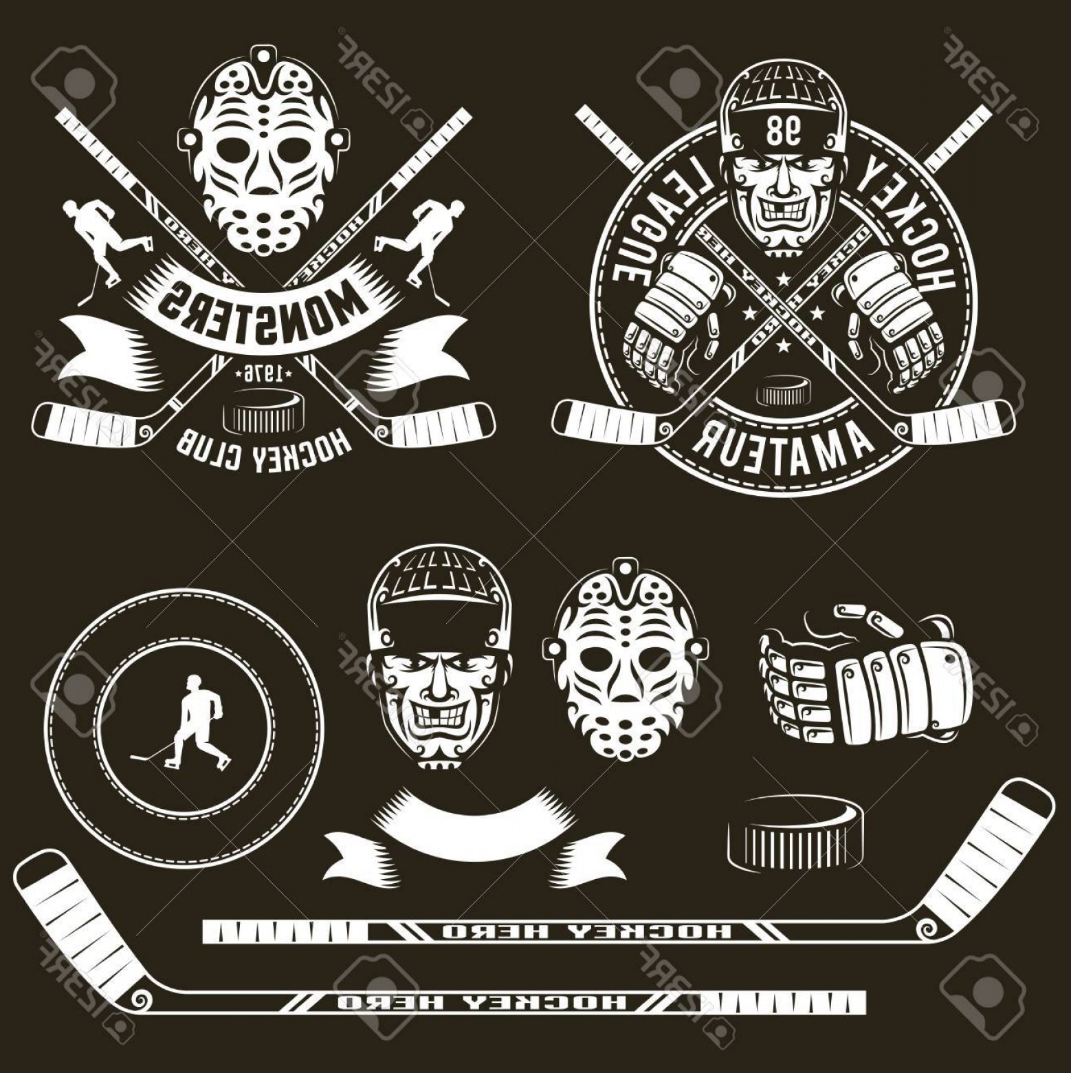 Hockey Logos Vector Catchsplace 1558x1560 Hockey Logos Vector Catchsplace