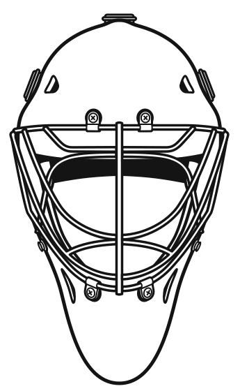 Goalie Mask Clip Art 345x560 Goalie Mask Clip Art