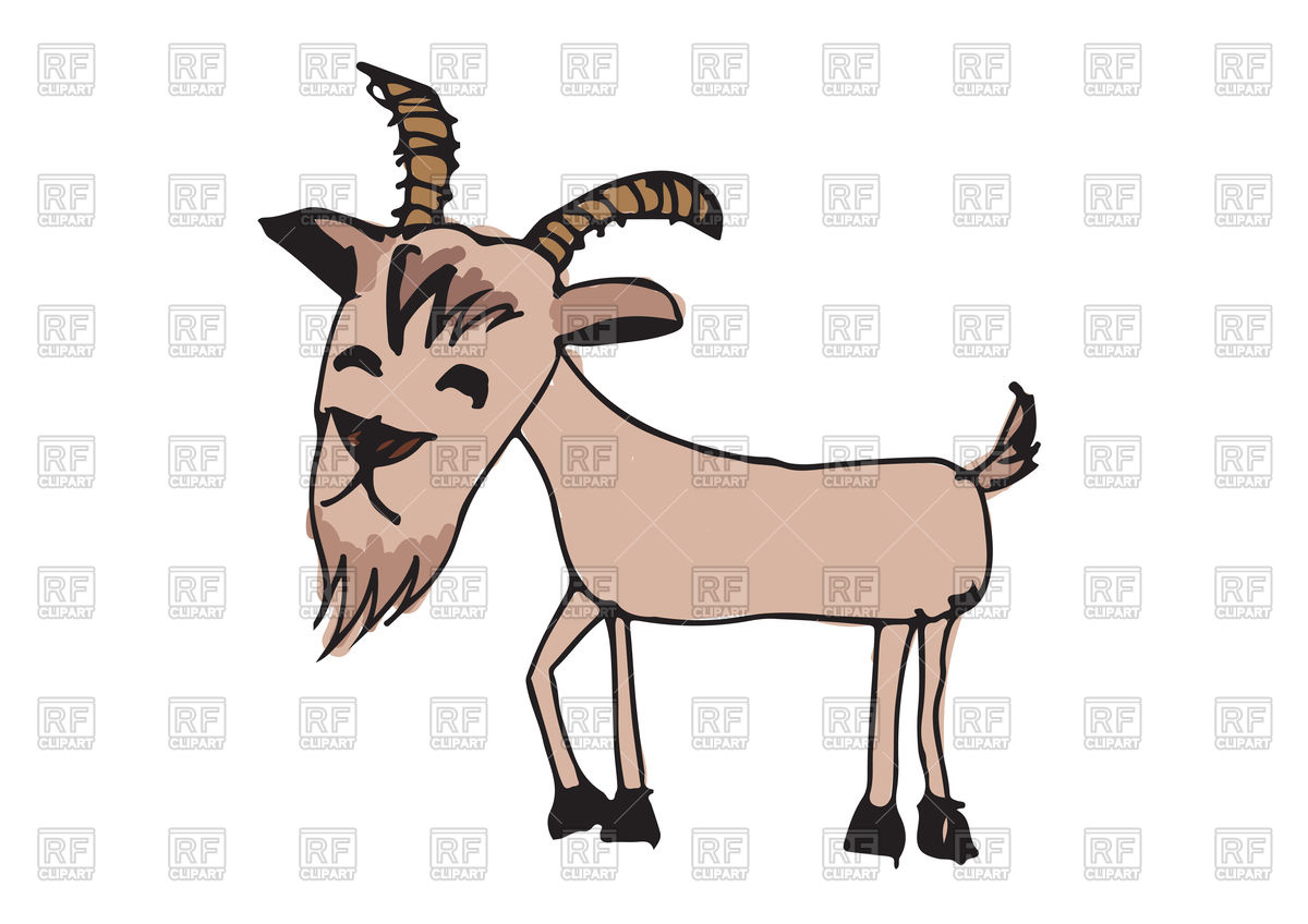 Goat Cartoon Vector Image Of Plants And Animals Tumdee 1200x848 Goat Cartoon Vector Image Of Plants And Animals Tumdee