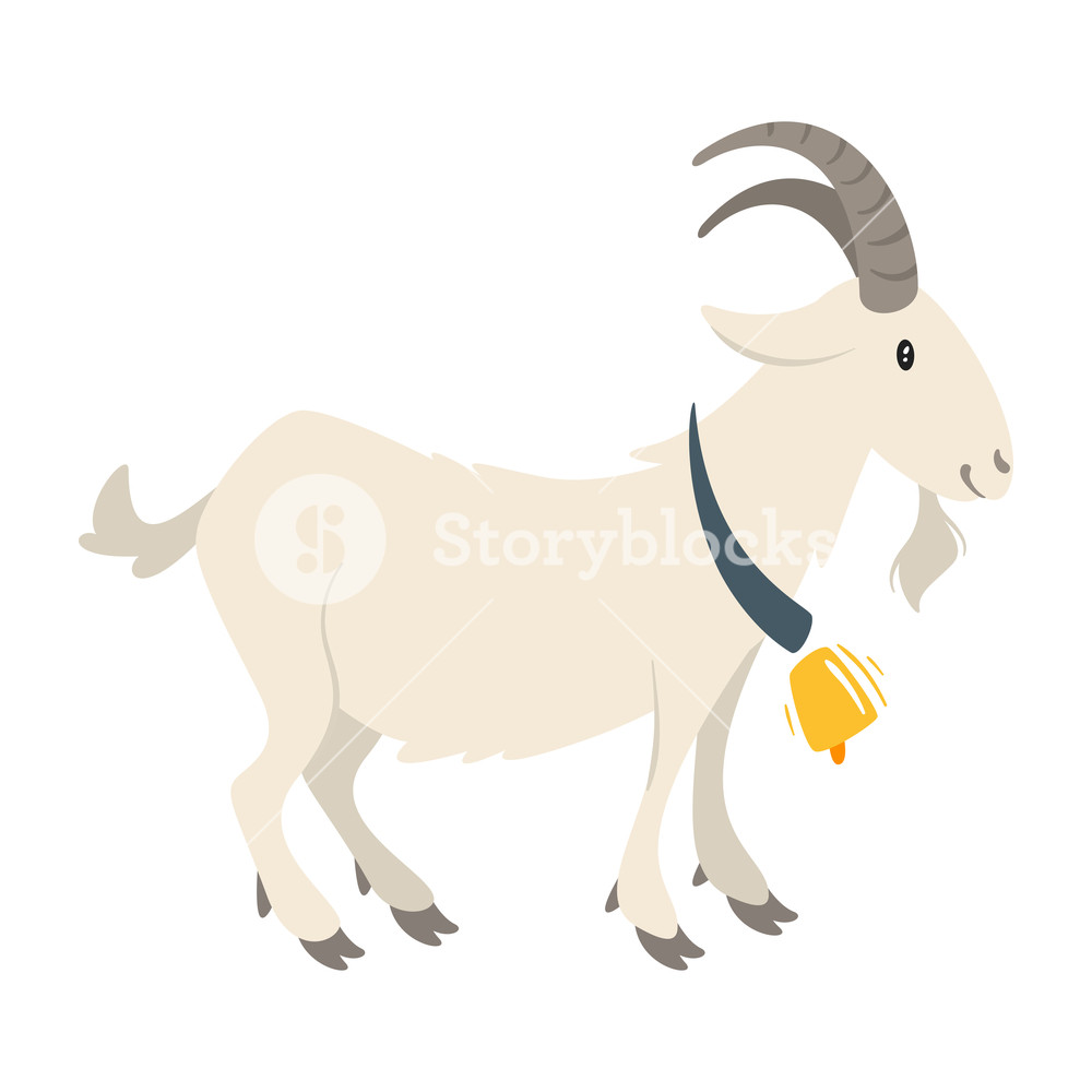 Vector Cartoon Style Illustration Of Farm Animal 1000x1000 Vector Cartoon Style Illustration Of Farm Animal