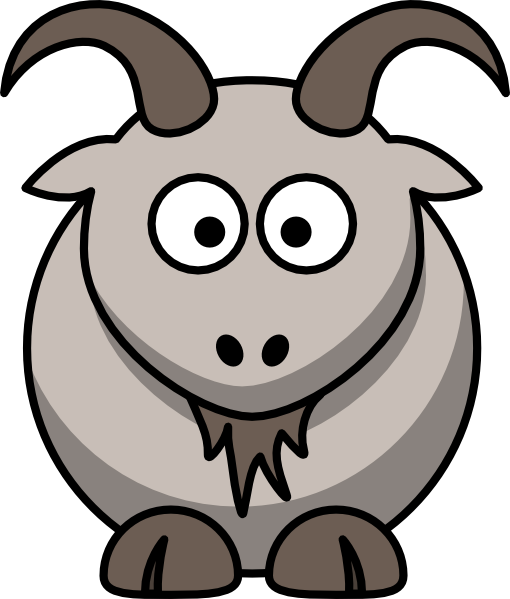 Cartoon Goat Clip Art 510x599 Cartoon Goat Clip Art