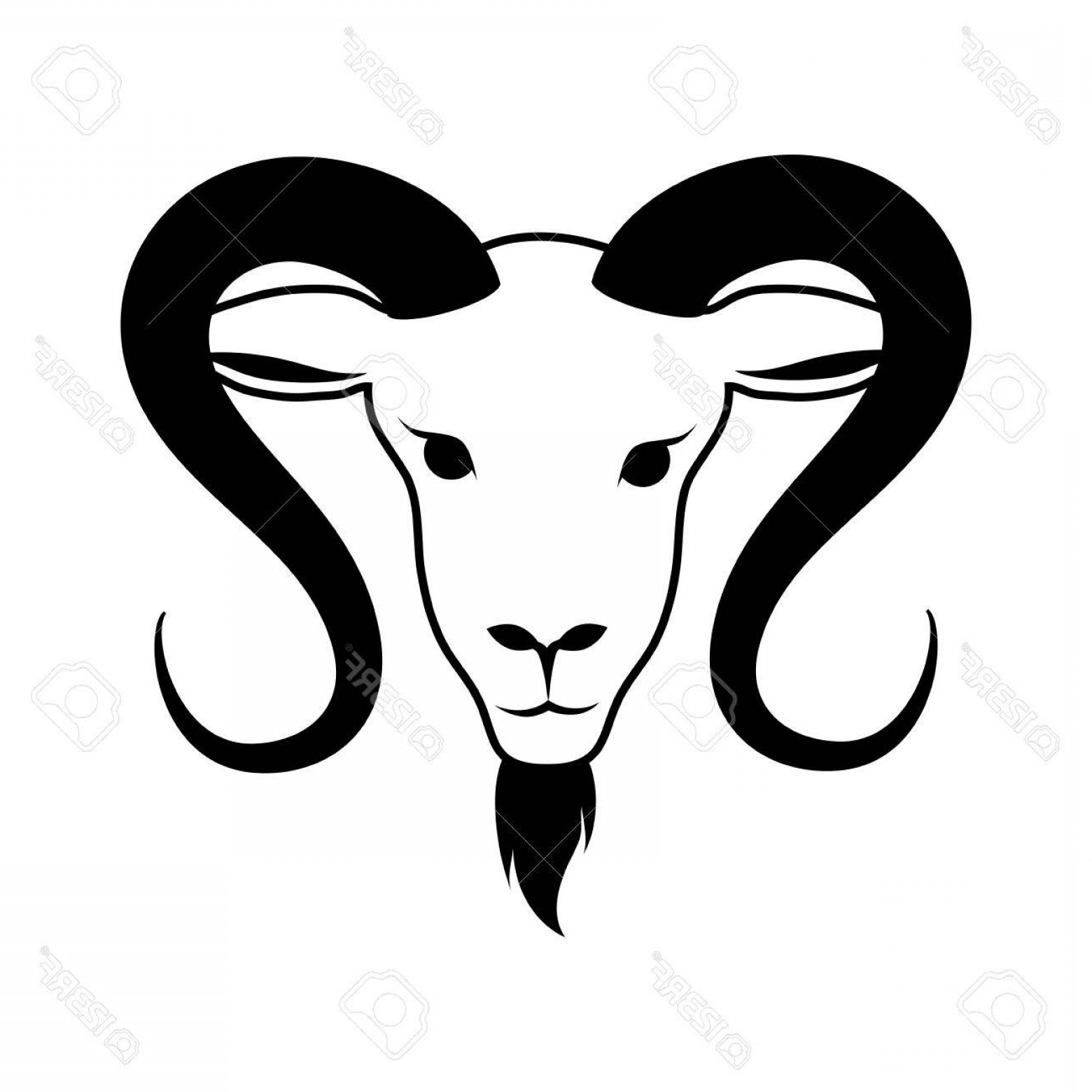 Goat Head Vector at Vectorified.com | Collection of Goat Head Vector ...