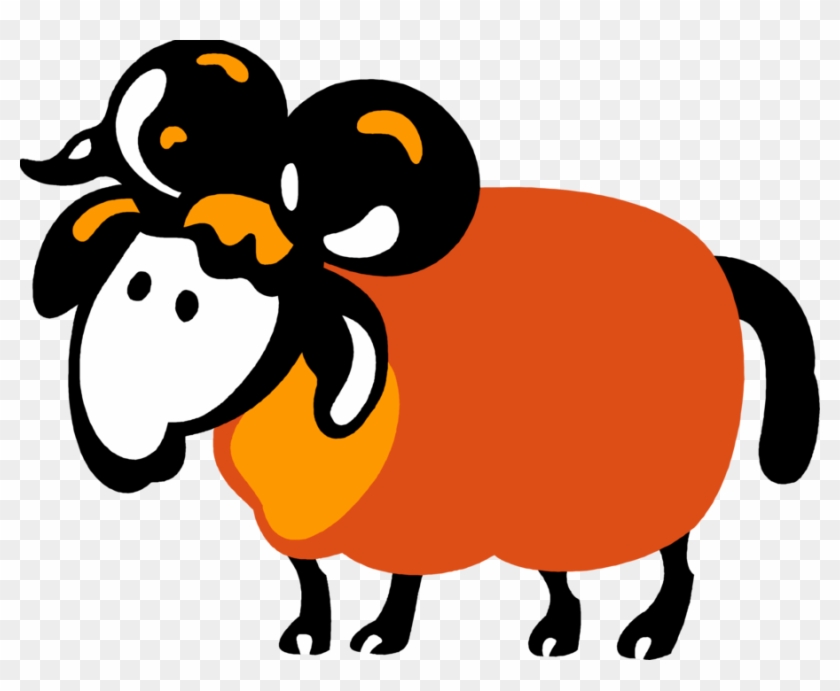 840x691 Vector Illustration Of Mountain Goat Ram With Horns
