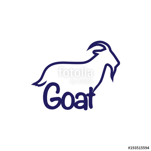 500x500 Goat Logo Text Template Stock Image And Royalty Free Vector