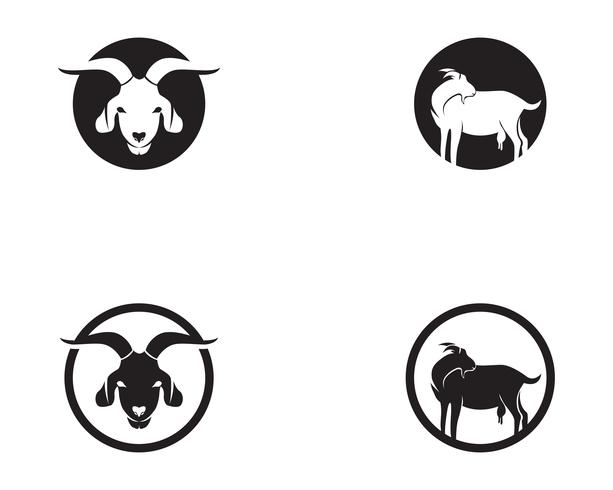 613x490 Goat Black Animals Vector Logo And Symbol