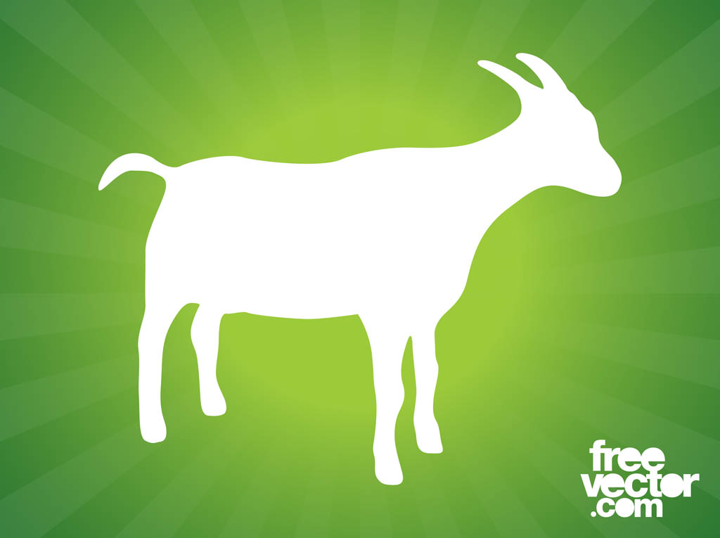 1024x765 Goat Silhouette Vector Art Graphics