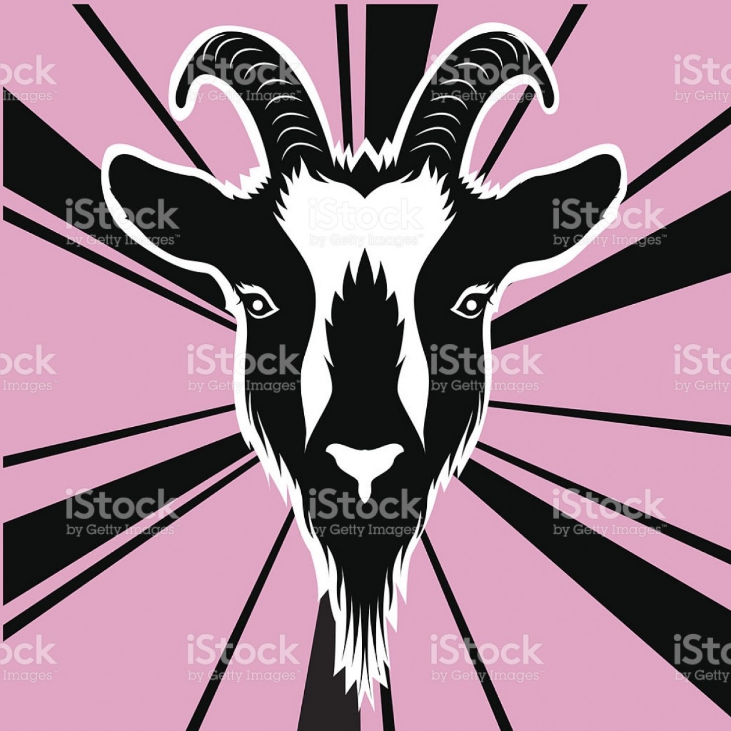 1473x1473 Goat S Face Vector Silhouette Gm Studiogrfx