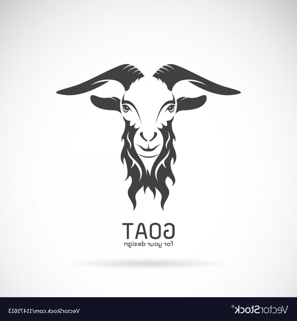 1200x1296 Image Of A Goat Head Design Vector Wallkeeper