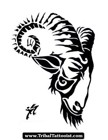 349x450 Goat Head Vector