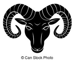 241x194 Goat Skull Clipart