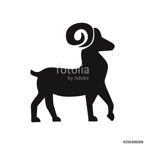 500x500 Goat Vector Icon Stock Image And Royalty Free Vector