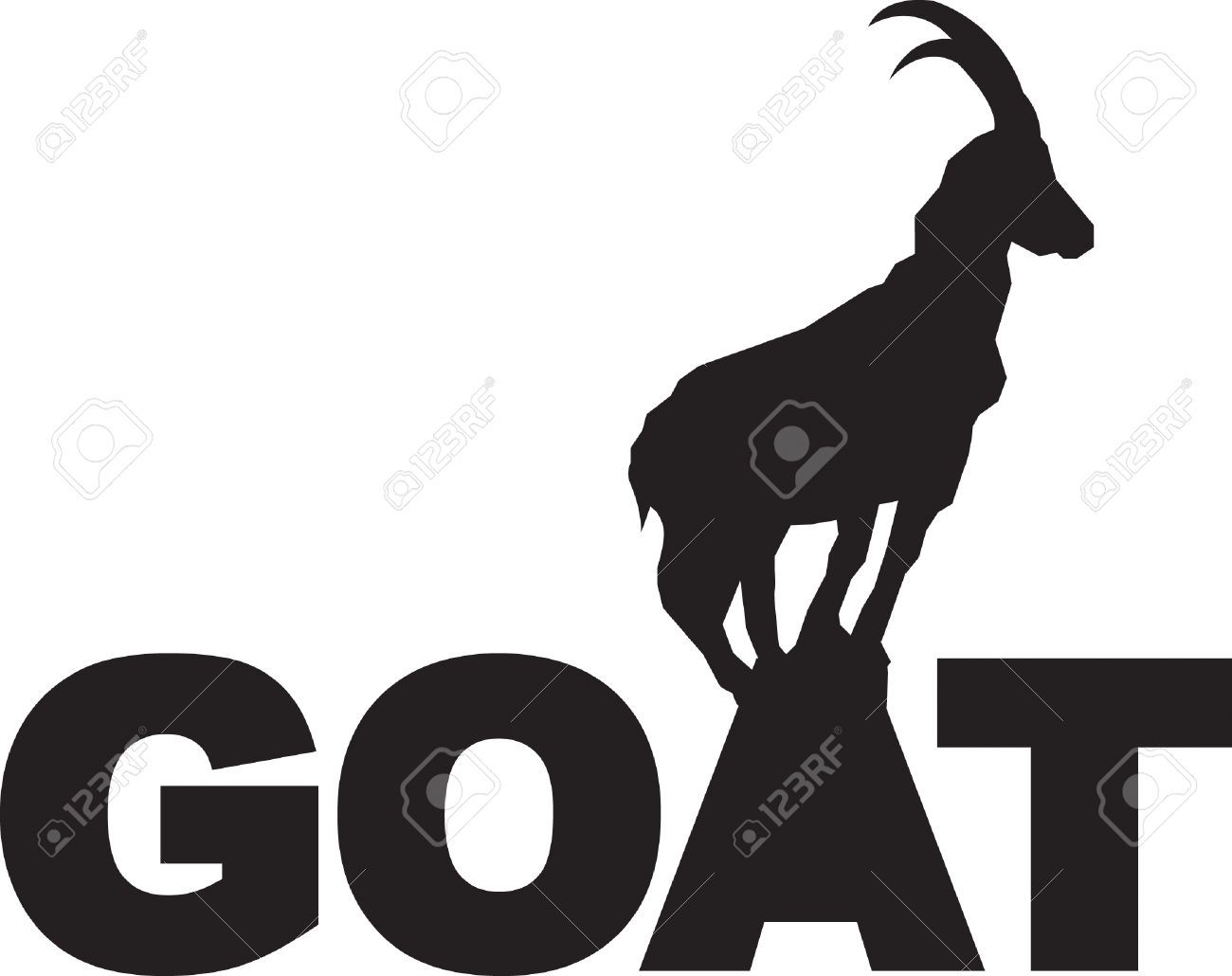 1300x1030 Stock Vector Grocery Goat Goats, Goat Logo, Cute Goats