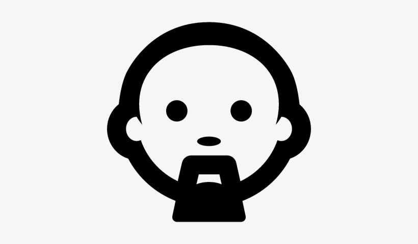 820x480 Bald Man With Goatee Vector