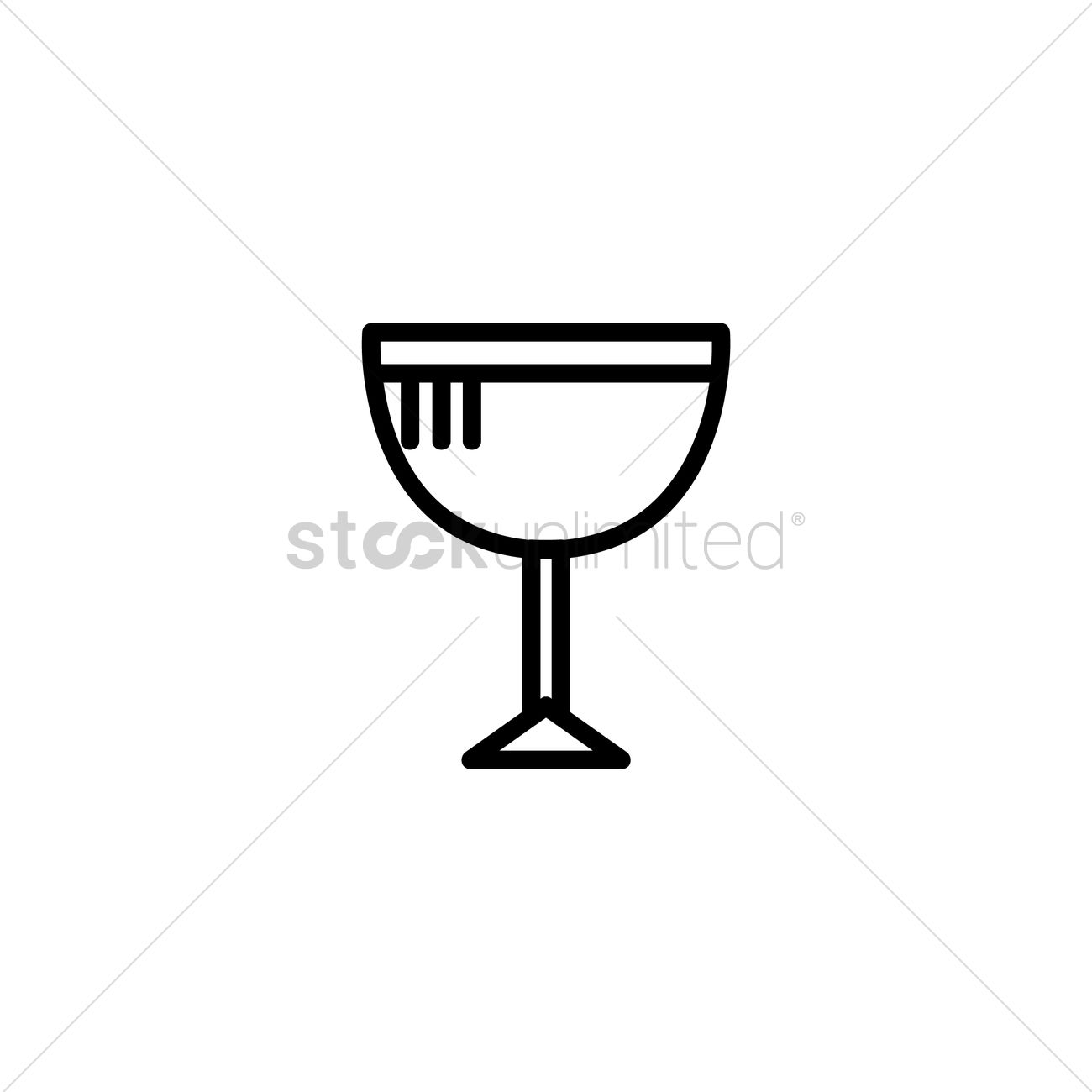 1300x1300 Goblet Vector Image