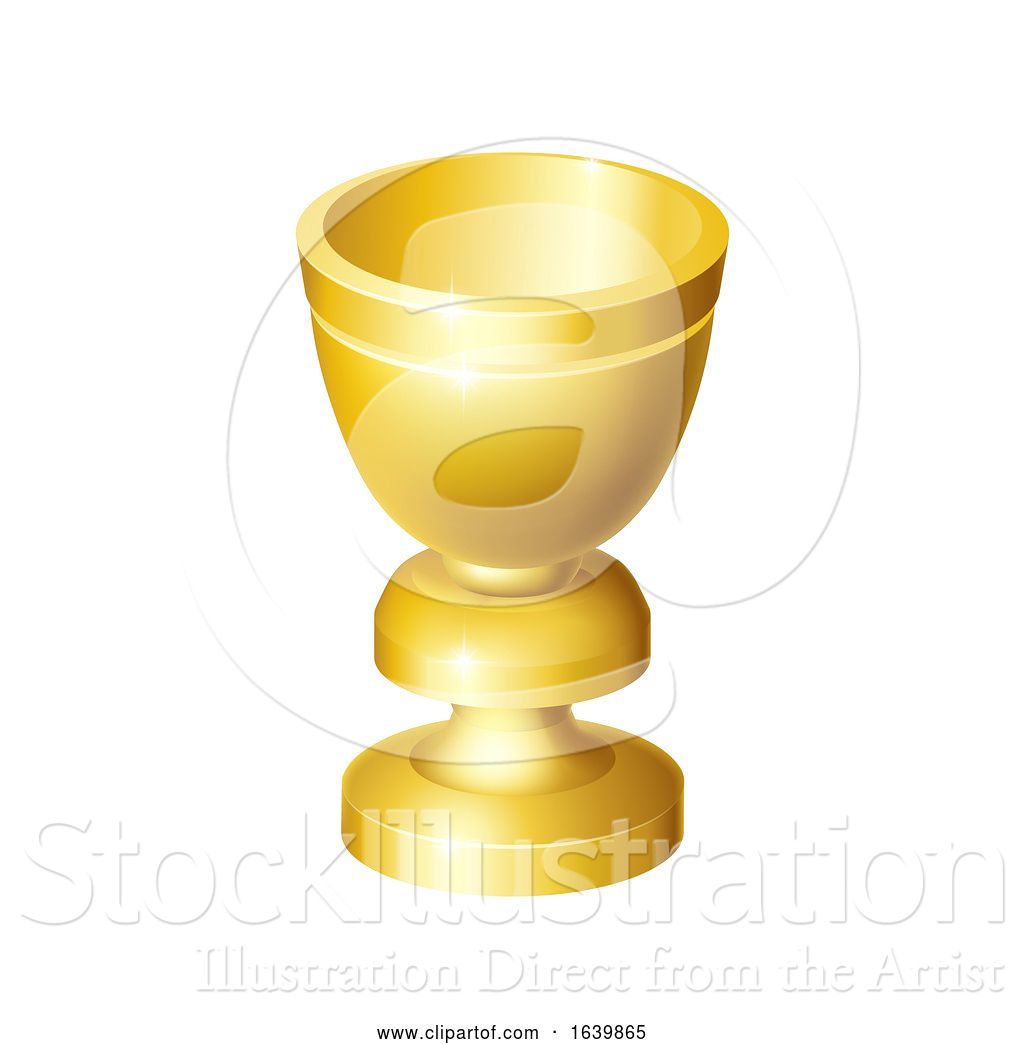 1024x1044 Vector Illustration Of Holy Grail Cup Gold Chalice Goblet