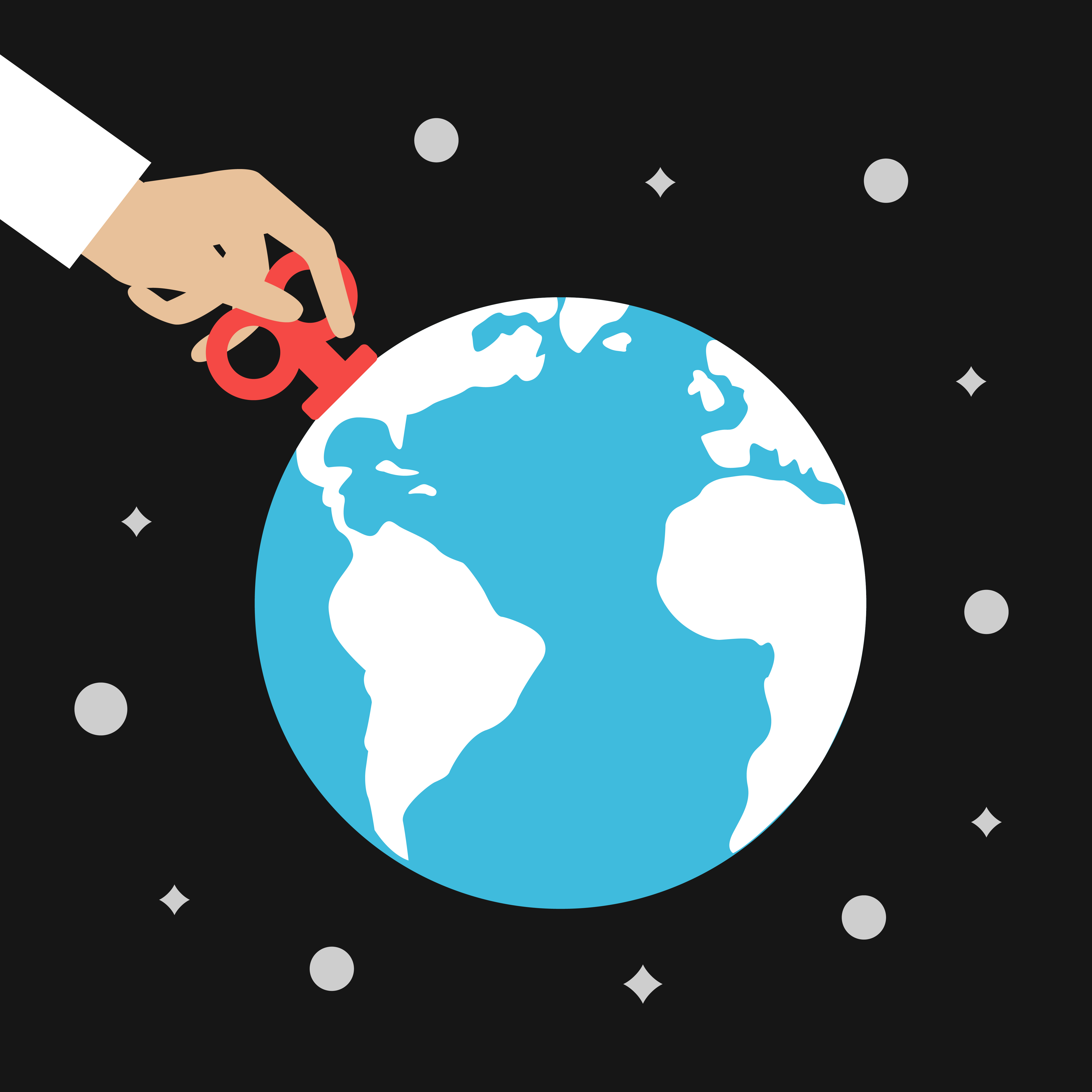 5000x5000 Hand Of God Free Vector Art