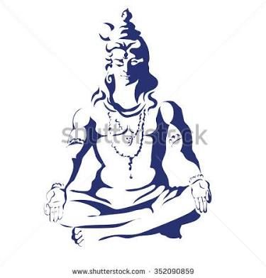 375x392 Image Result For Indian God Vector Shiva Tattoo Lord Shiva