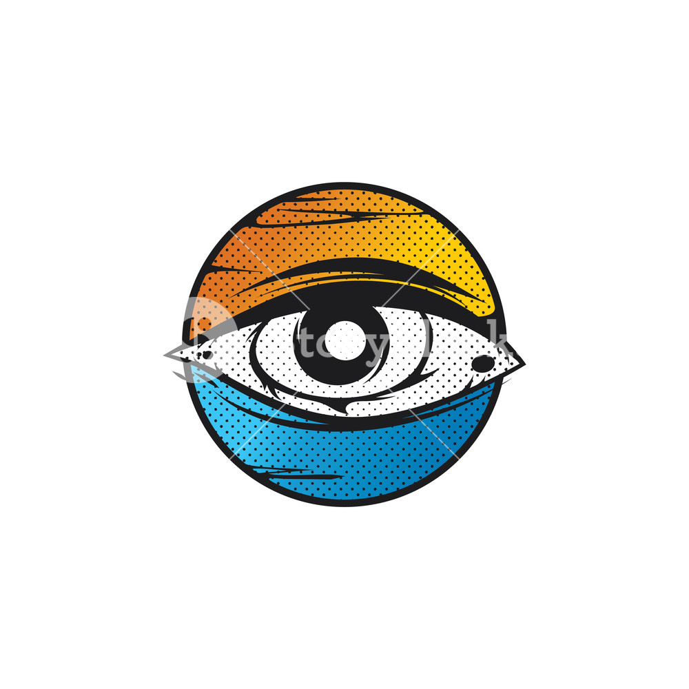 1000x1000 All Seeing Eye Of God Vector Royalty Free Stock Image