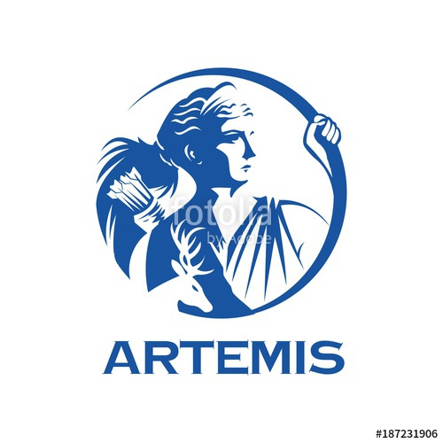 500x500 Greek Goddess Artemis Illustration Stock Image And Royalty Free