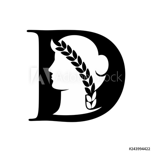 500x500 Demeter Goddess Vector Logo
