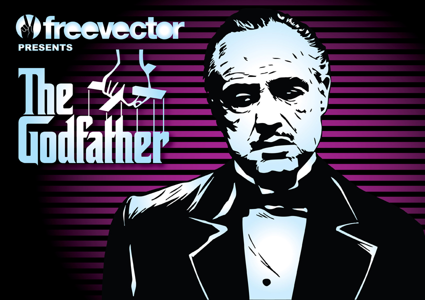 850x600 The Godfather Vector Art Graphics