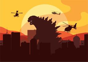 286x200 Godzilla Free Vector Art