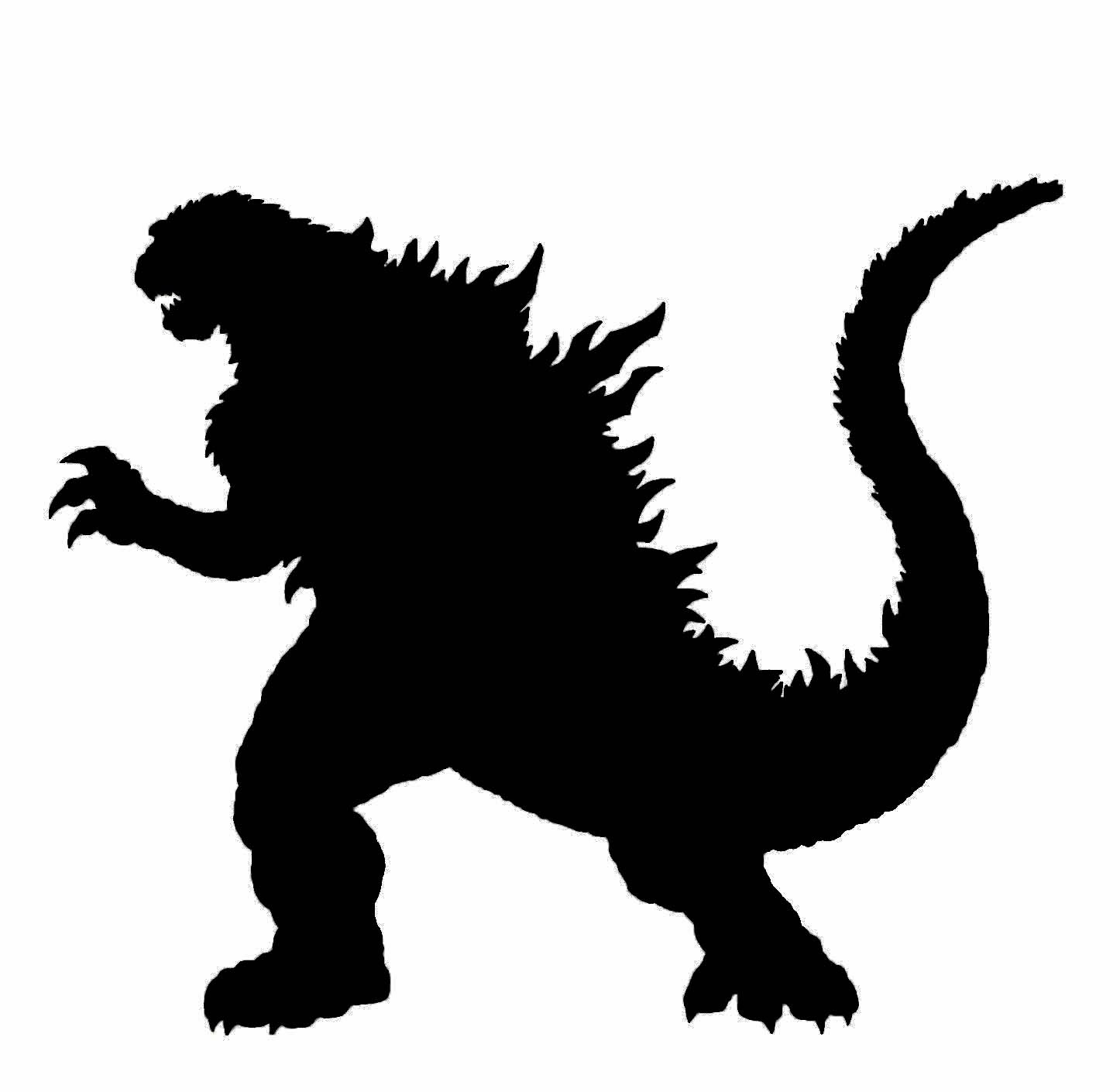 1446x1410 Godzilla Silhouette Vector Free
