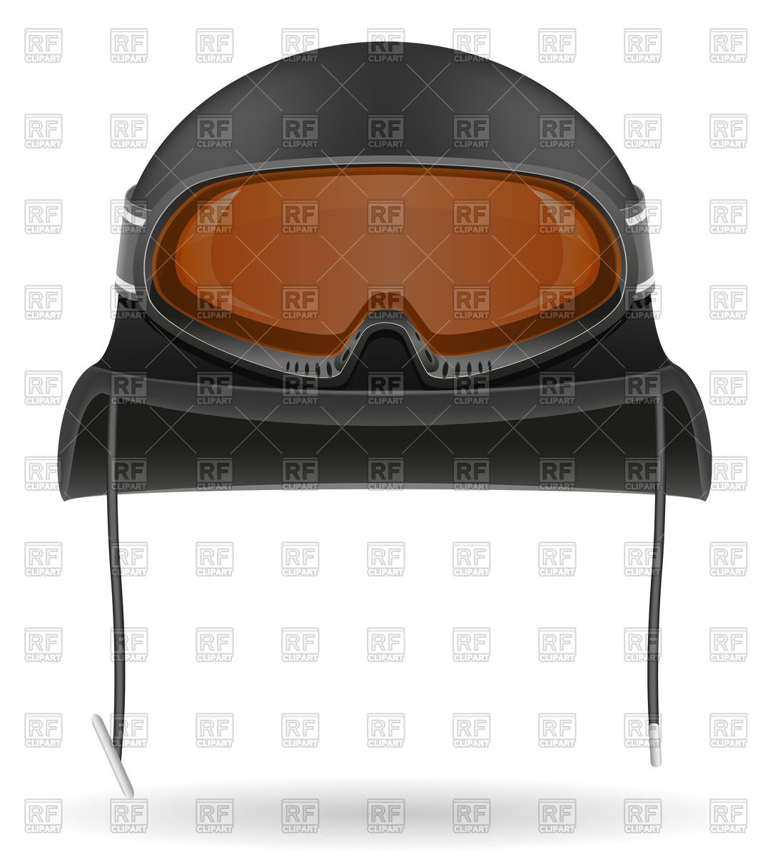 1086x1200 Military Helmet With Tactical Goggles Vector Image Of Objects