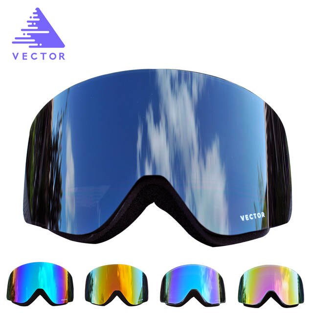 640x640 Vector Ski Goggles Men Women Lens Anti Fog Skiing Eyewear