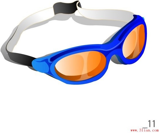 554x465 Vector Swimming Goggles Free Vector In Adobe Illustrator