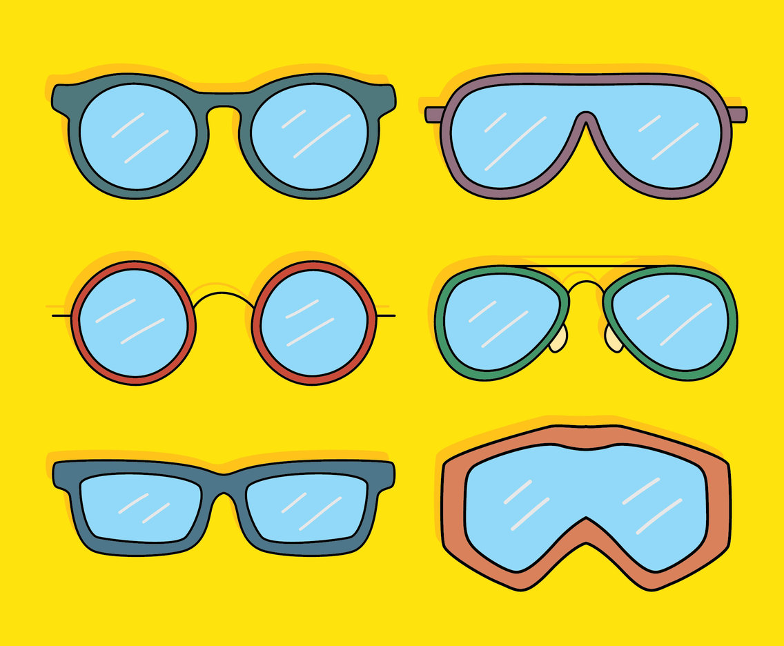 1136x936 Eye Glasses And Goggles Vector Vector Art Graphics