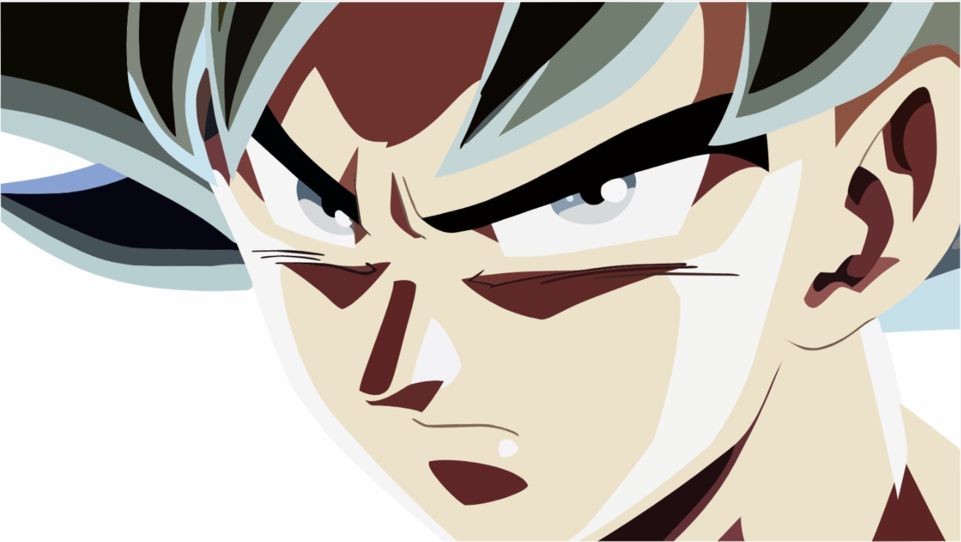 1911x1079 Oc Vector Image Of Ui Goku Using Inkscape Dbz