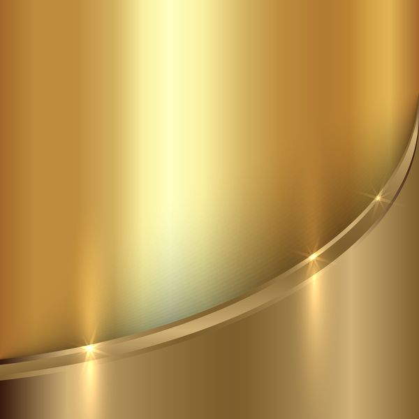 600x600 Golden Metal Shining Background Vector Backgrounds